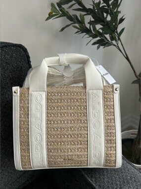 Aldo Straw Beach Bag
